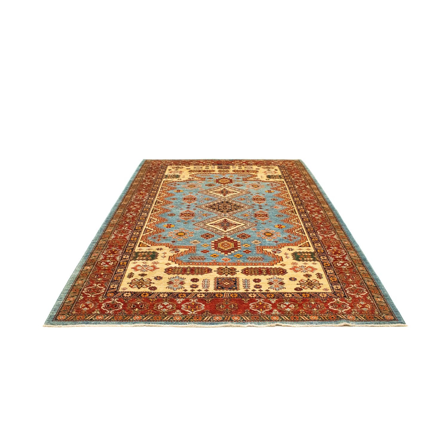 Ziegler Carpet - Kazak - 271 x 184 cm - lyseblå