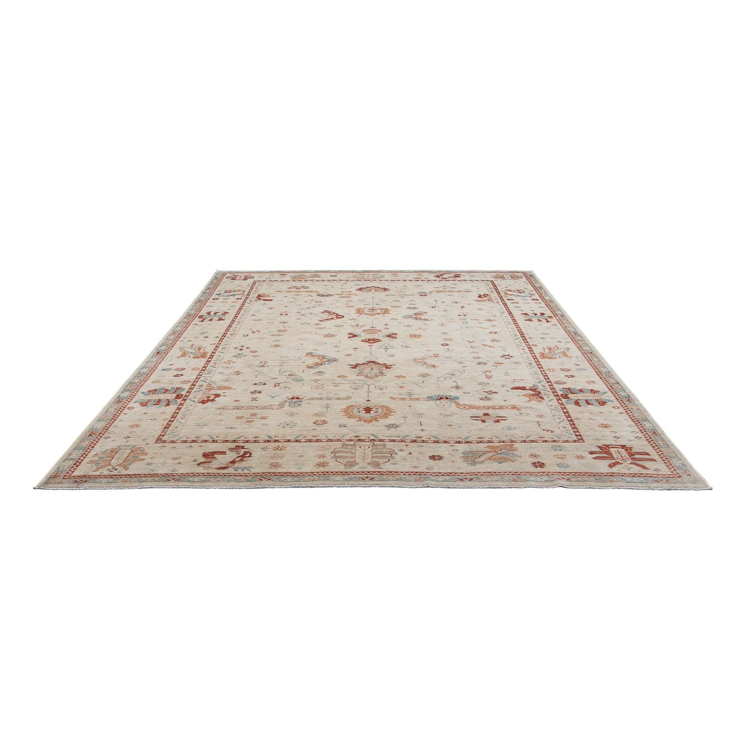 Persisk tæppe - Nomadisk - 280 x 240 cm - beige