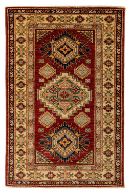 Ziegler Carpet - Kazak - 124 x 84 cm - mørkerød