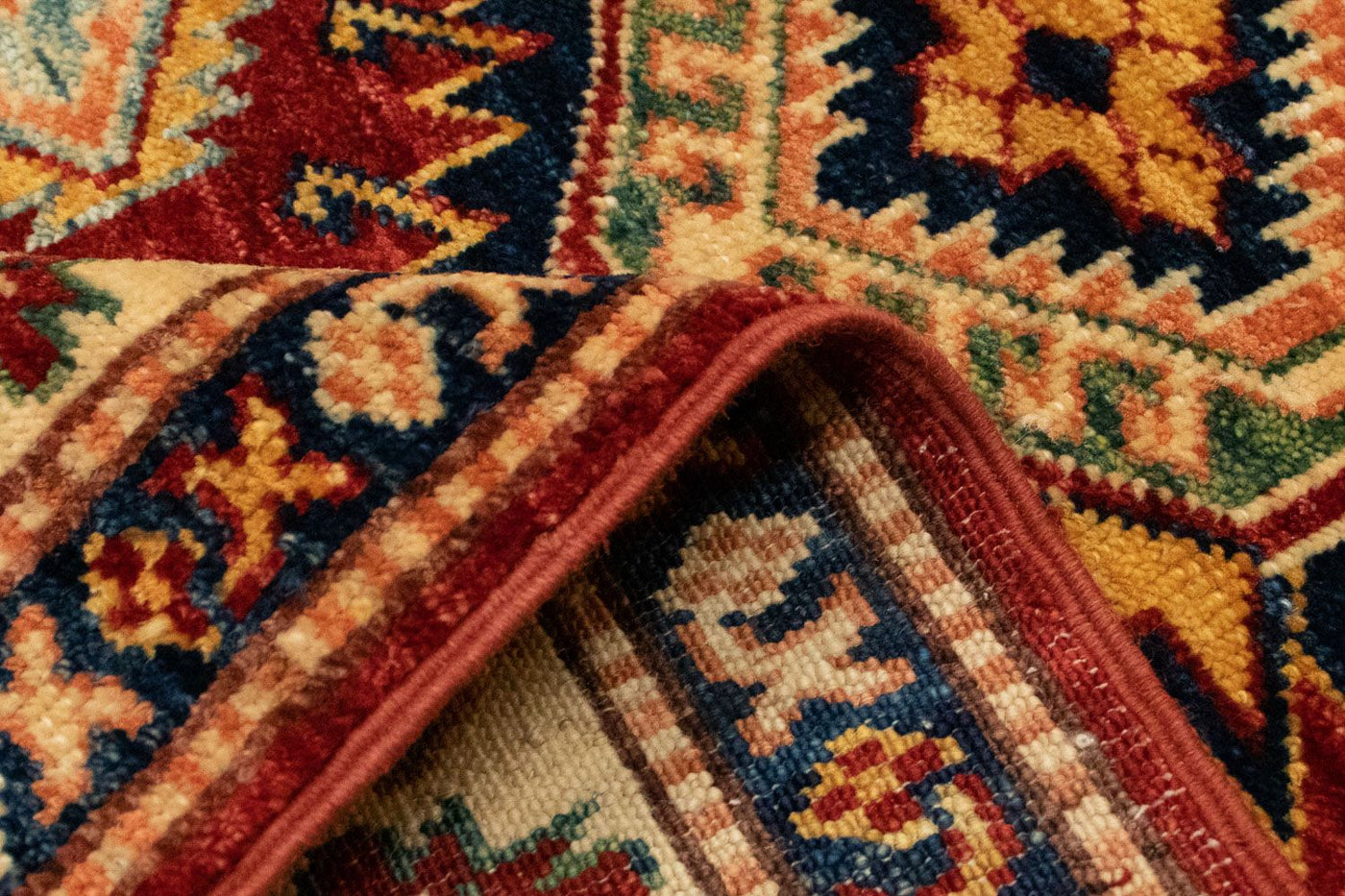 Kazak Tæppe 124x84cm - Orientalsk tæppe