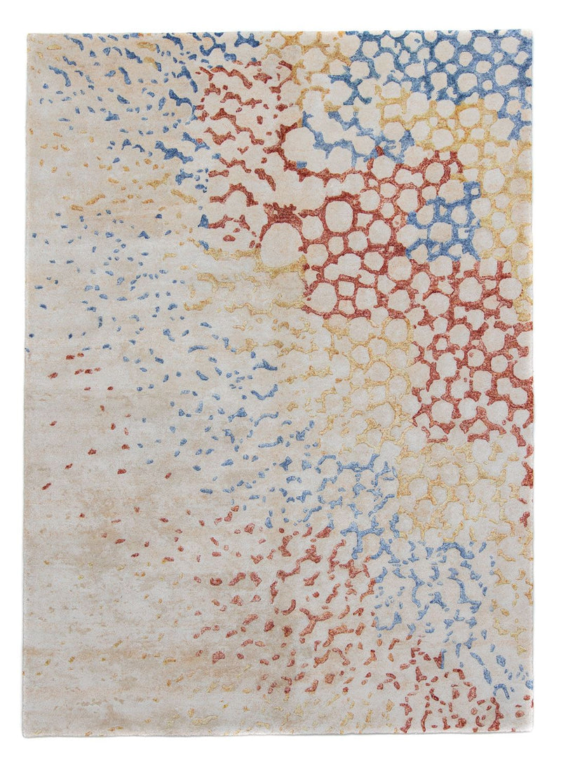 Designer tæppe - 236 x 165 cm - flerfarvet