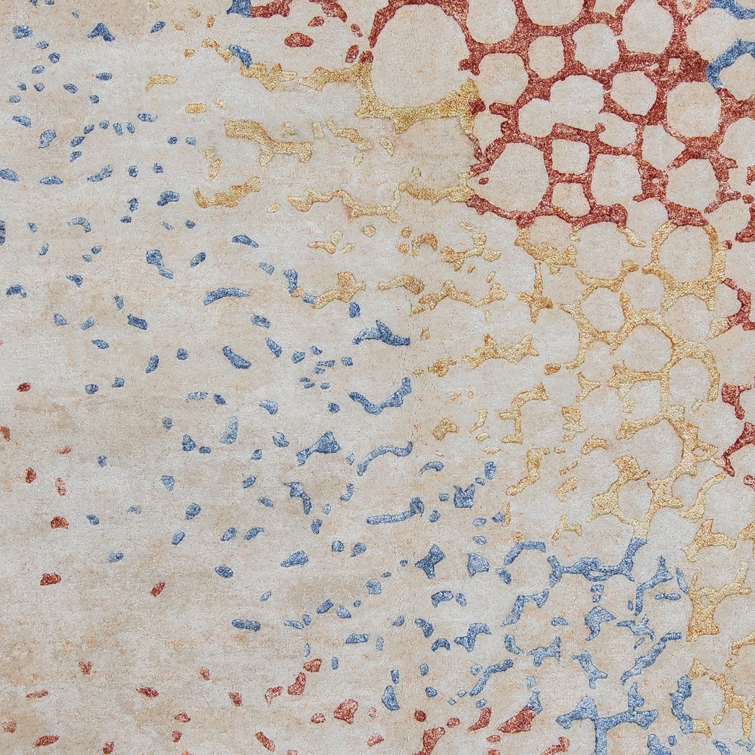 Designer tæppe - 236 x 165 cm - flerfarvet