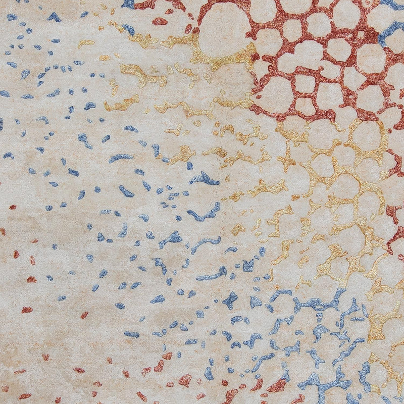 Designer tæppe - 236 x 165 cm - flerfarvet