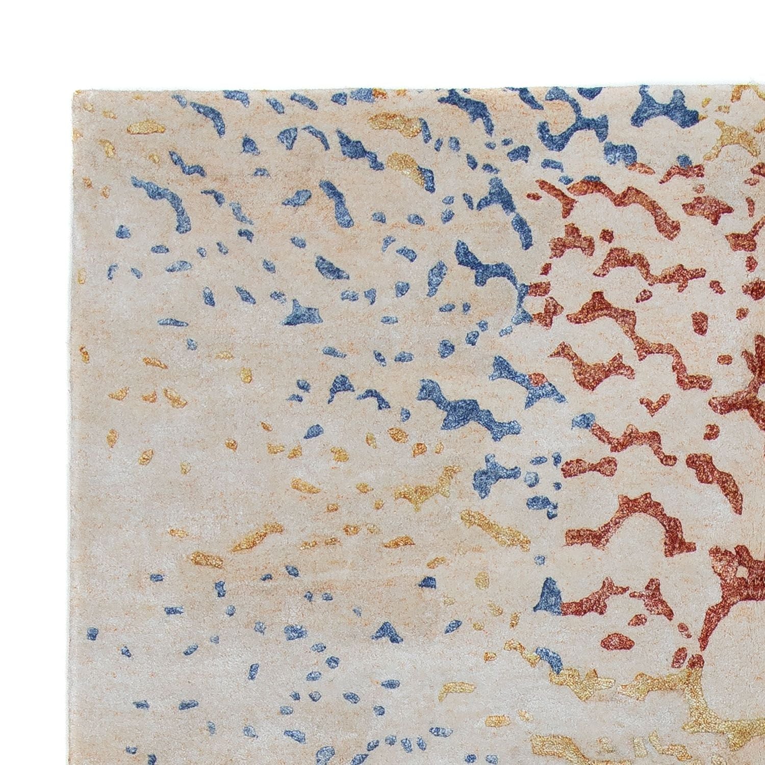 Designer tæppe - 236 x 165 cm - flerfarvet
