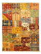 Patchwork-tæppe 247x181cm - Perserteppich Wollteppich