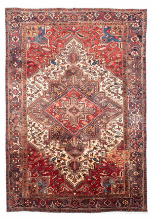 Persisk tæppe - Nomadisk - 282 x 202 cm - rød