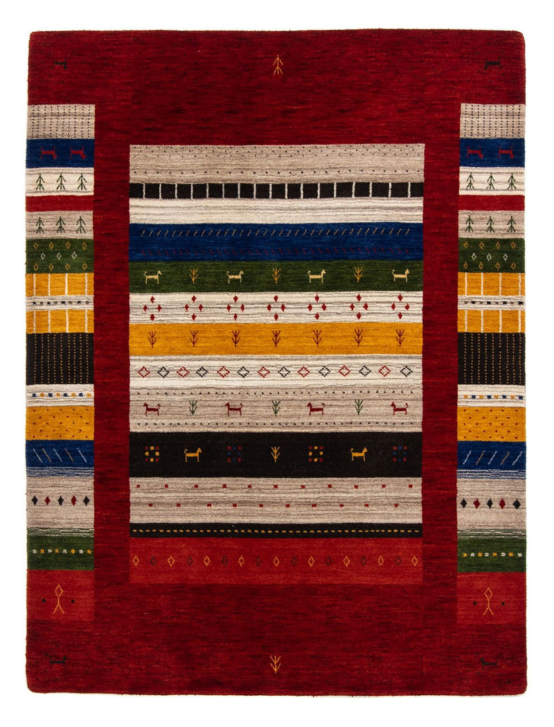 Gabbeh Tæppe - Loribaft Persisk - 200 x 144 cm - flerfarvet