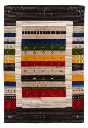 Gabbeh Tæppe - Loribaft Persisk - 200 x 140 cm - flerfarvet