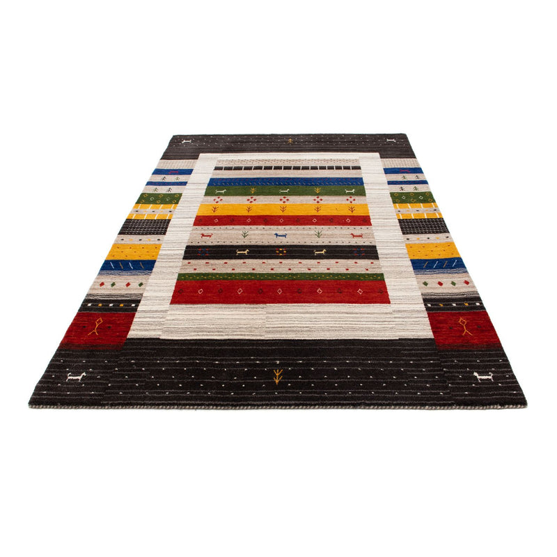 Gabbeh Tæppe - Loribaft Persisk - 200 x 140 cm - flerfarvet
