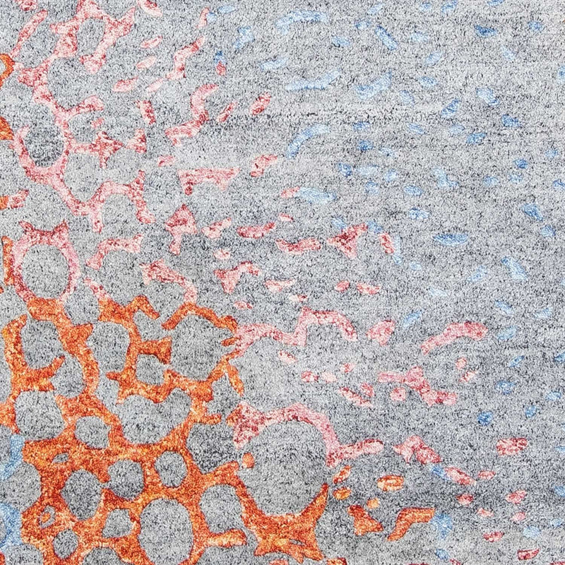 Designer tæppe - 200 x 140 cm - lyseblå