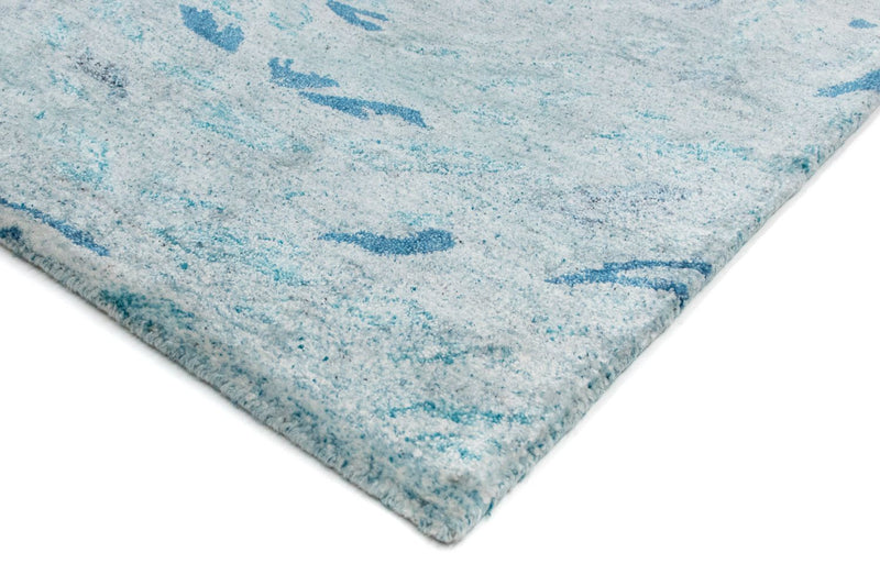 Designer tæppe - 140 x 70 cm - turkis