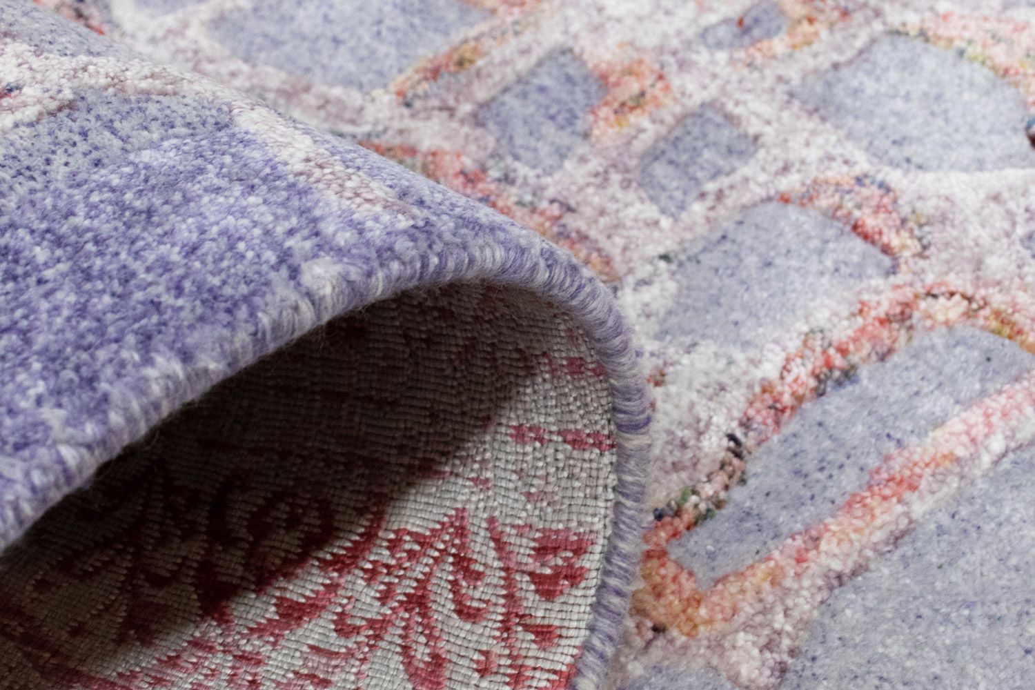 Designer tæppe - 140 x 70 cm - lilac