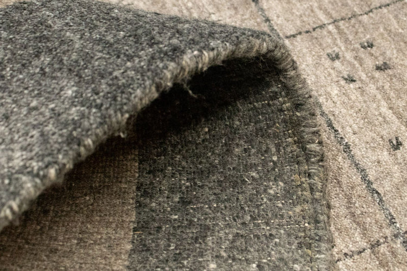 Designer tæppe - 140 x 70 cm - beige