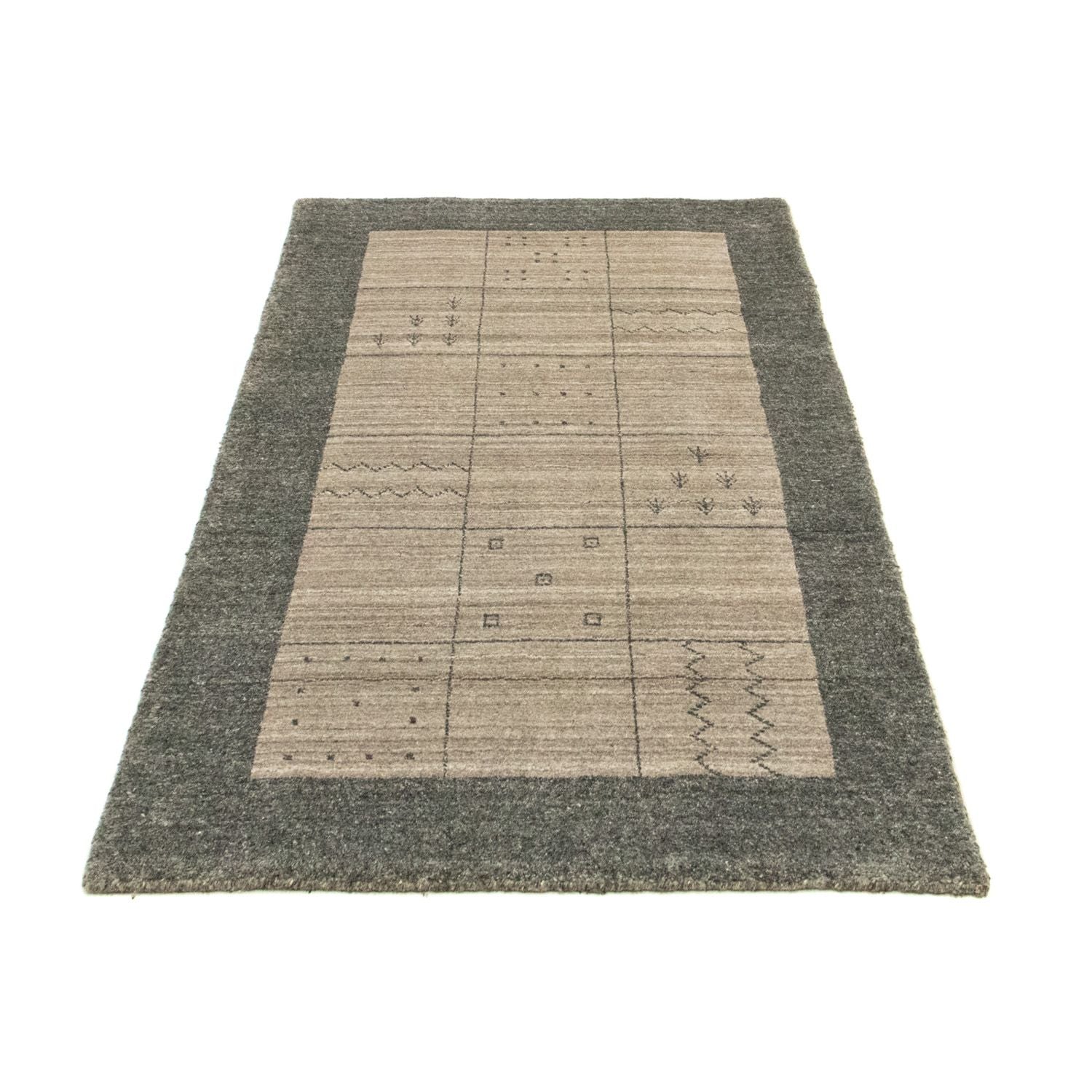 Designer tæppe - 140 x 70 cm - beige