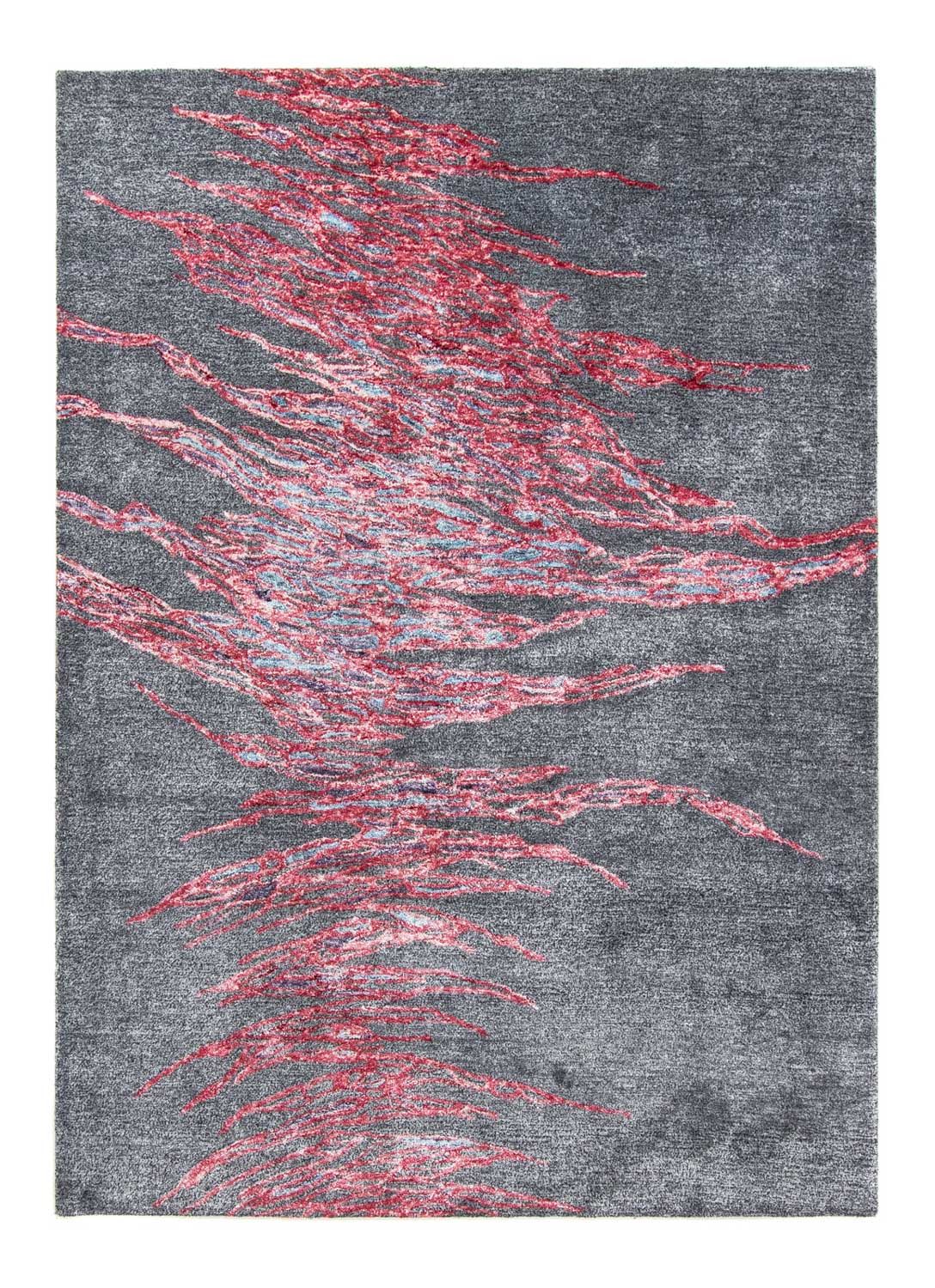 Designer tæppe - 200 x 140 cm - grå