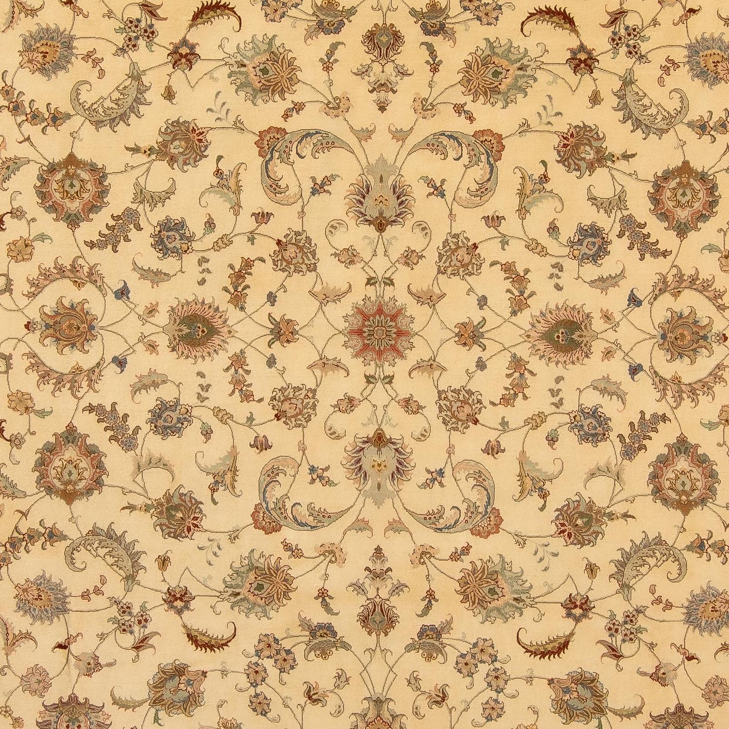 Persisk tæppe - Tabriz - Royal - 342 x 250 cm - beige