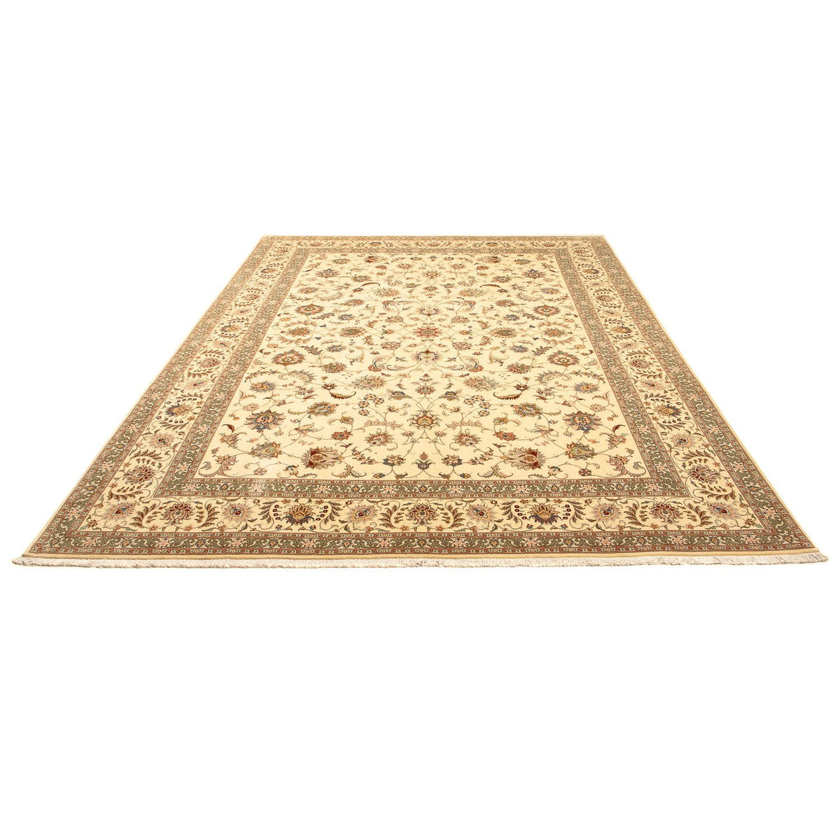 Persisk tæppe - Tabriz - Royal - 342 x 250 cm - beige