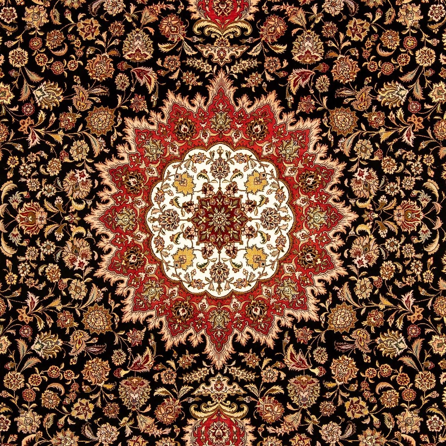 Persisk tæppe - Tabriz - Royal - 348 x 250 cm - rød