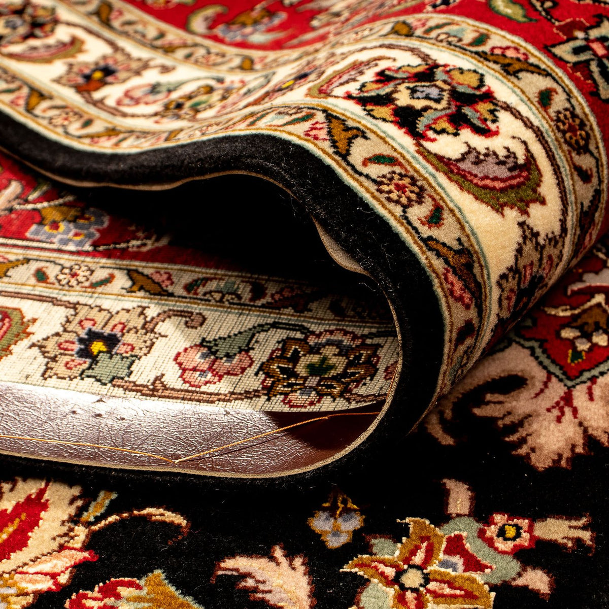 Persisk tæppe - Tabriz - Royal - 348 x 250 cm - rød