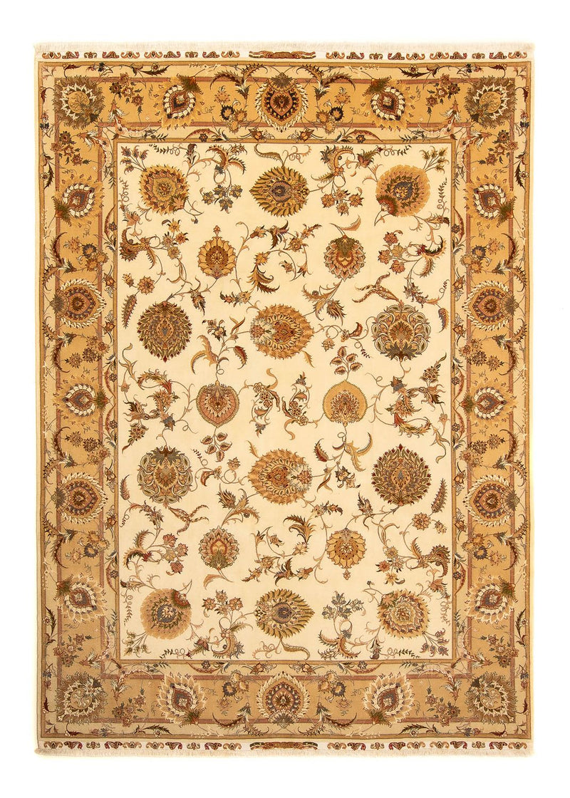 Persisk tæppe - Tabriz - Royal - 352 x 256 cm - beige