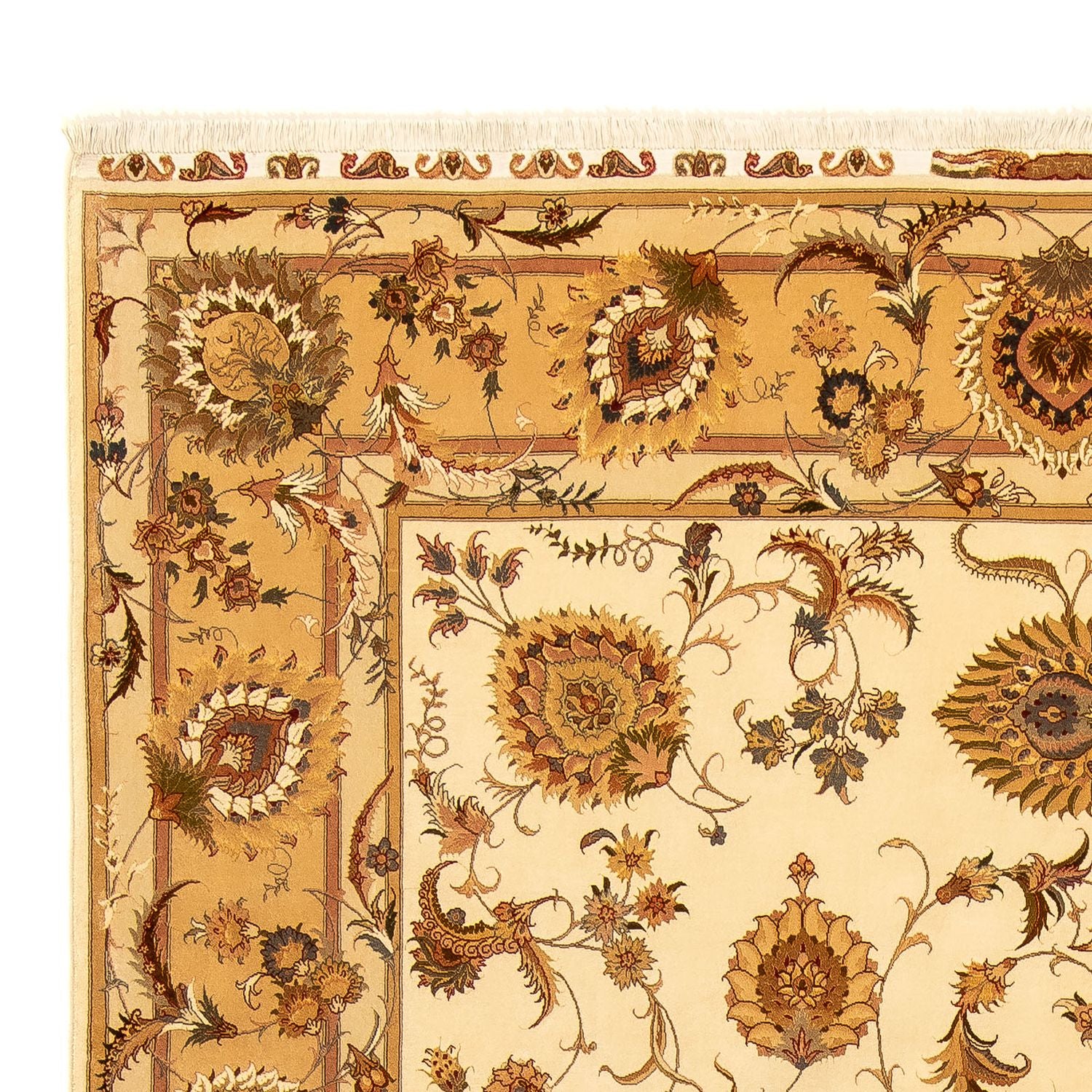 Persisk tæppe - Tabriz - Royal - 352 x 256 cm - beige