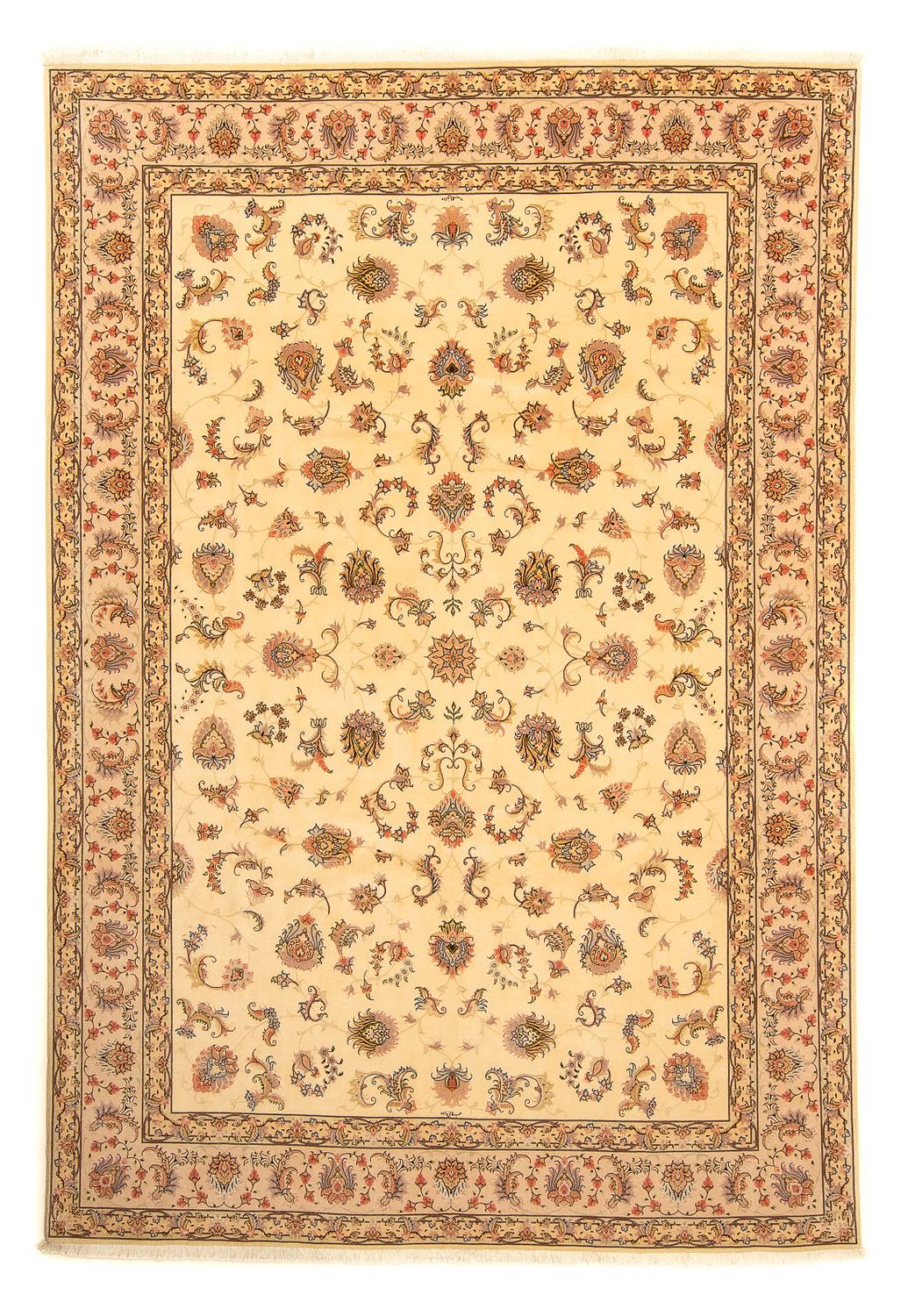 Persisk tæppe - Tabriz - Royal - 360 x 257 cm - beige