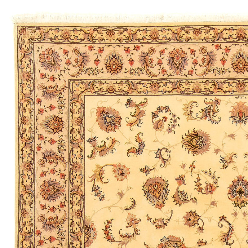 Persisk tæppe - Tabriz - Royal - 360 x 257 cm - beige