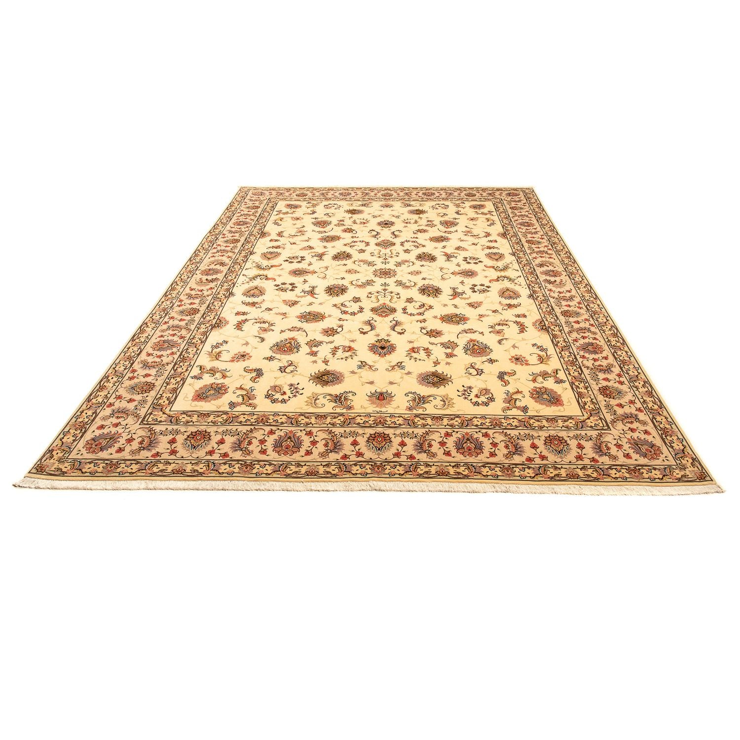 Persisk tæppe - Tabriz - Royal - 360 x 257 cm - beige
