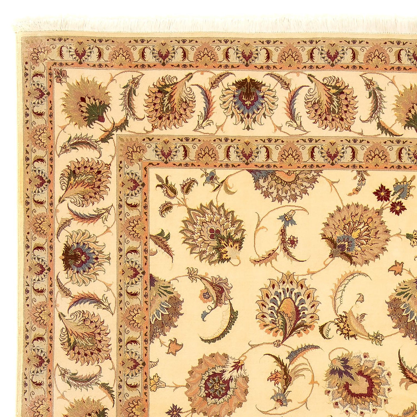 Tabriz - 50 Raj Tæppe 353x253cm - Persisk tæppe
