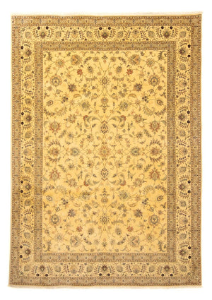 Persisk tæppe - Tabriz - Royal - 343 x 248 cm - guld