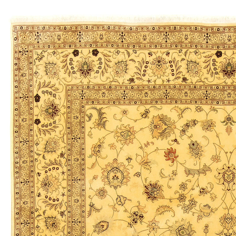 Persisk tæppe - Tabriz - Royal - 343 x 248 cm - guld