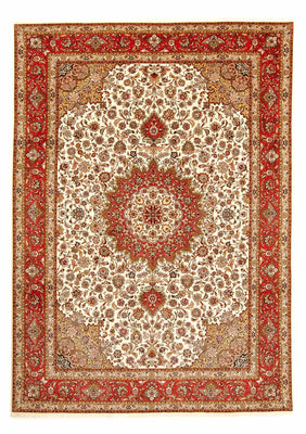 Persisk tæppe - Tabriz - Royal - 354 x 255 cm - beige