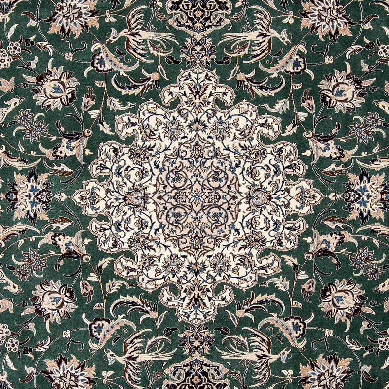 Persisk tæppe - Nain - Premium - 307 x 206 cm - grøn