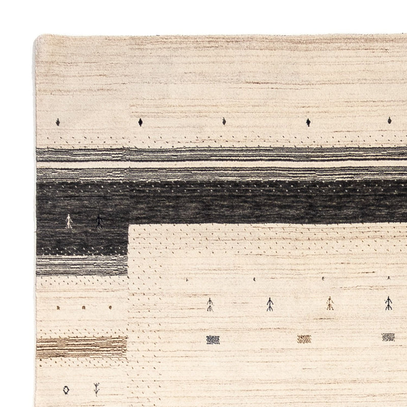 Gabbeh Tæppe - Loribaft Persisk - 304 x 207 cm - beige