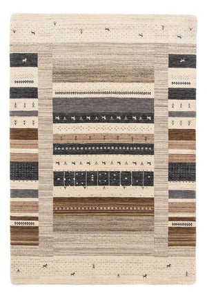 Designer tæppe - 204 x 145 cm - beige