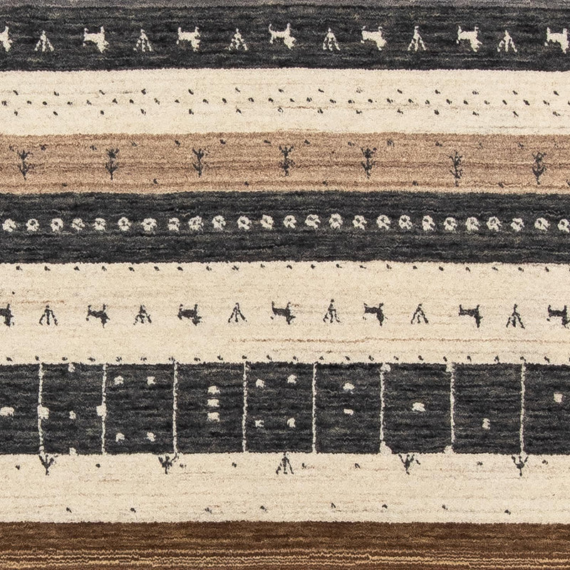 Designer tæppe - 204 x 145 cm - beige