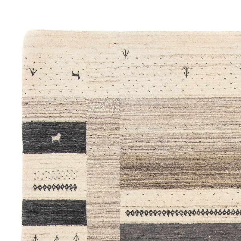 Designer tæppe - 204 x 145 cm - beige