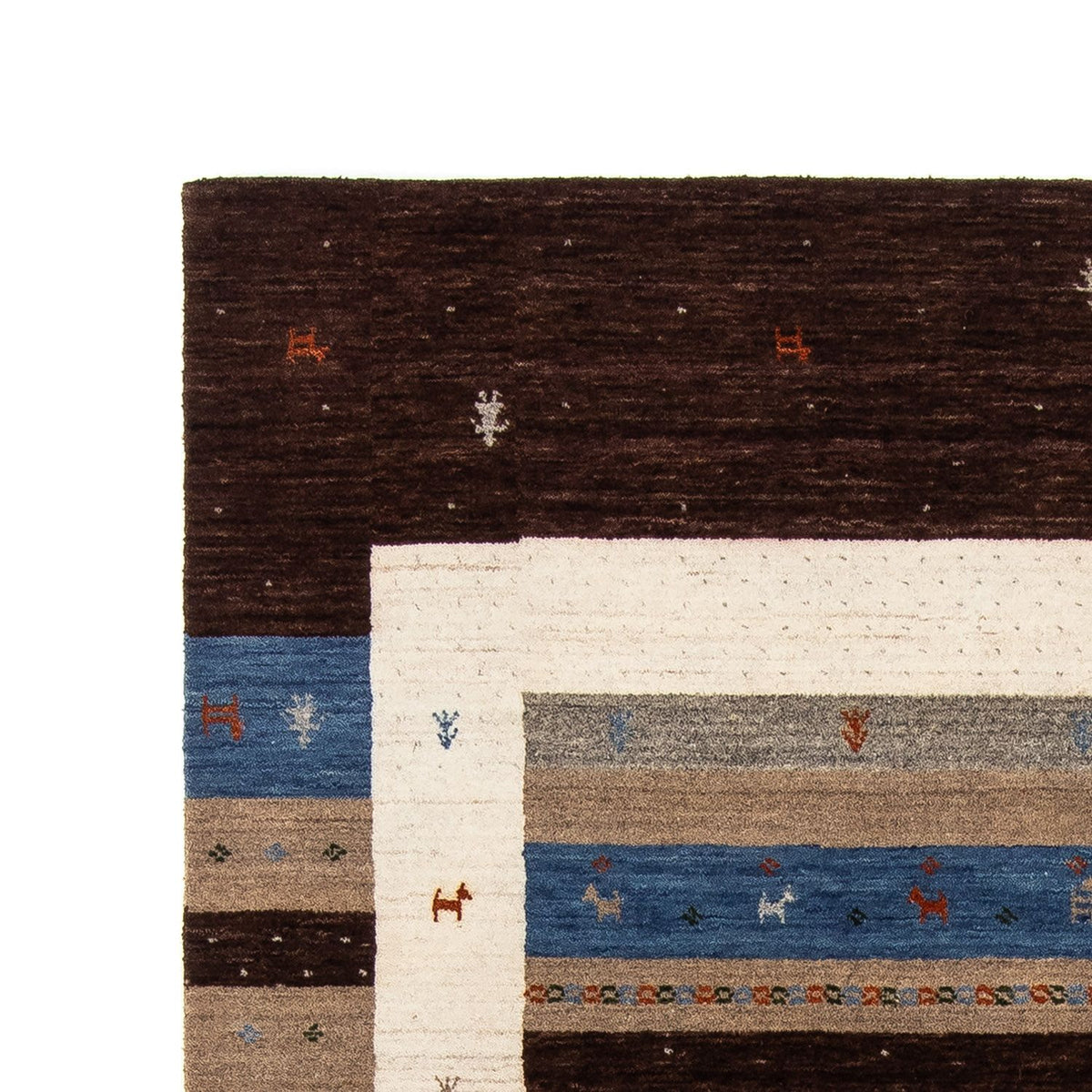 Loribaft Tæppe 142x204cm - Perserteppich Wollteppich