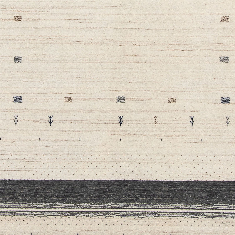 Gabbeh Tæppe - Loribaft Persisk - 245 x 169 cm - beige