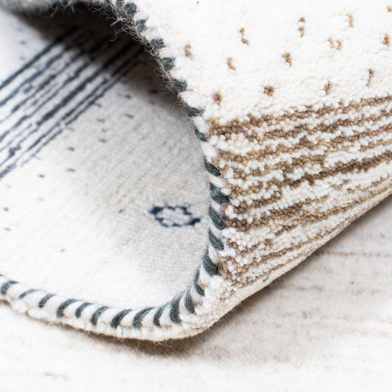 Gabbeh Tæppe - Loribaft Persisk - 245 x 169 cm - beige