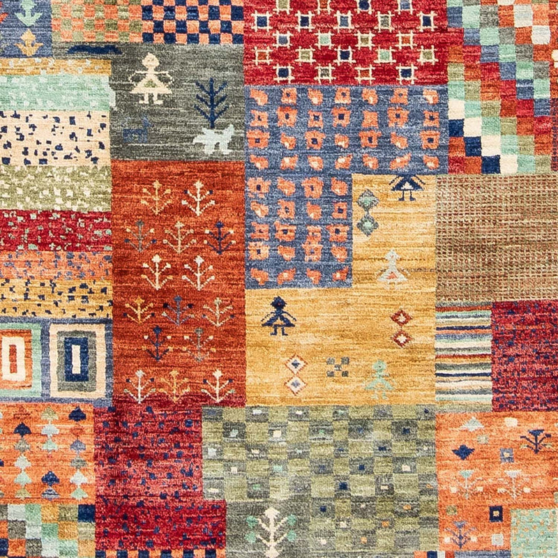 Gabbeh Tæppe - Loribaft Persisk - 294 x 197 cm - flerfarvet