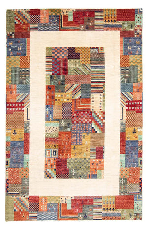 Gabbeh Tæppe - Loribaft Persisk - 291 x 198 cm - flerfarvet