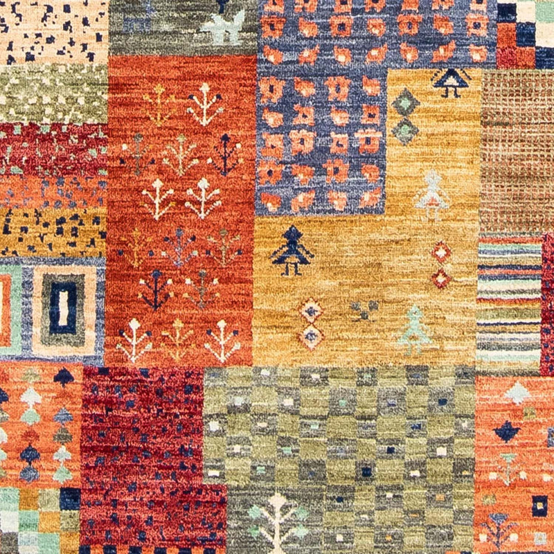 Gabbeh Tæppe - Loribaft Persisk - 291 x 198 cm - flerfarvet