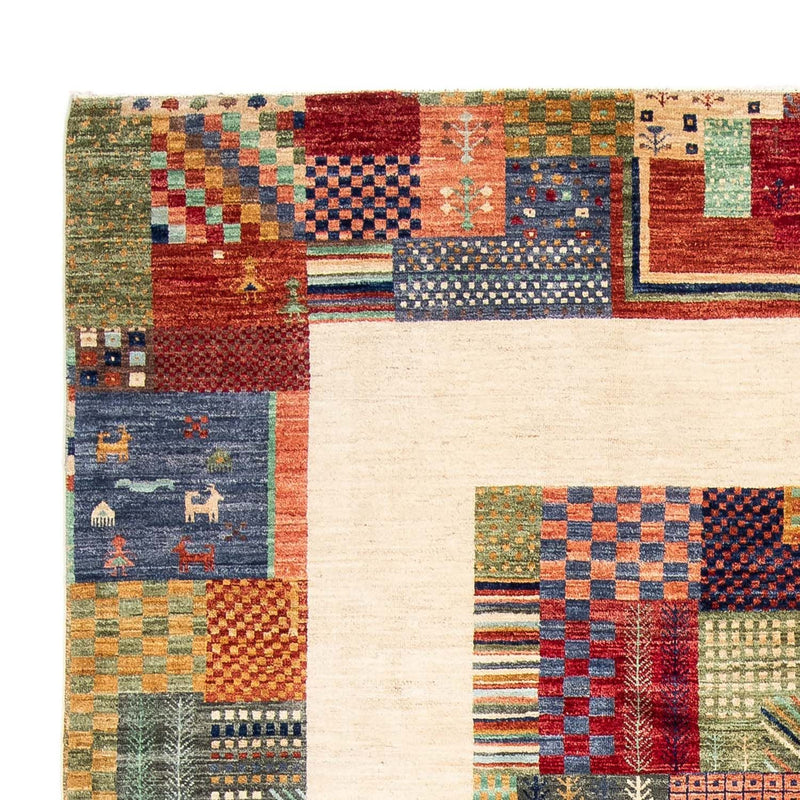 Gabbeh Tæppe - Loribaft Persisk - 291 x 198 cm - flerfarvet