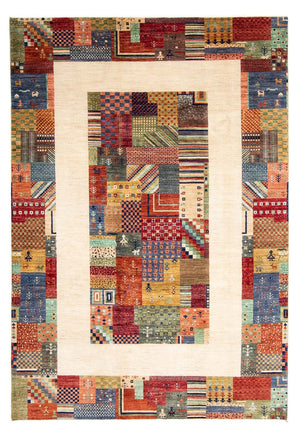 Gabbeh Tæppe - Loribaft Persisk - 290 x 200 cm - flerfarvet