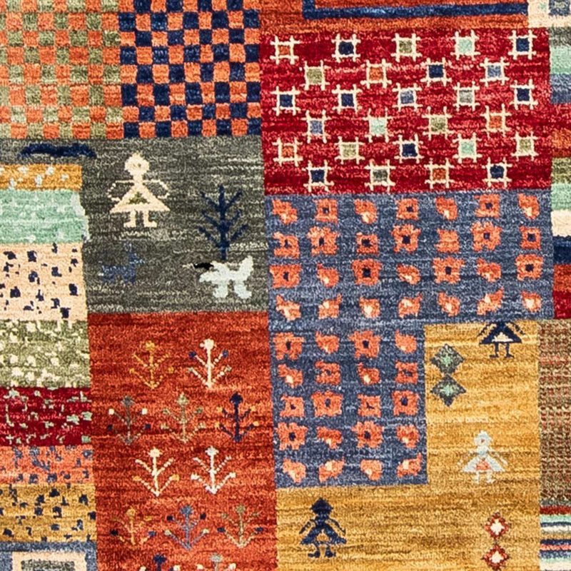 Gabbeh Tæppe - Loribaft Persisk - 290 x 200 cm - flerfarvet