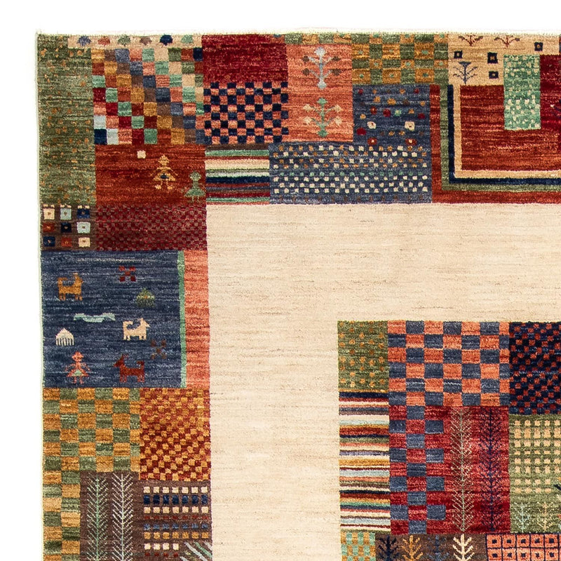 Gabbeh Tæppe - Loribaft Persisk - 290 x 200 cm - flerfarvet