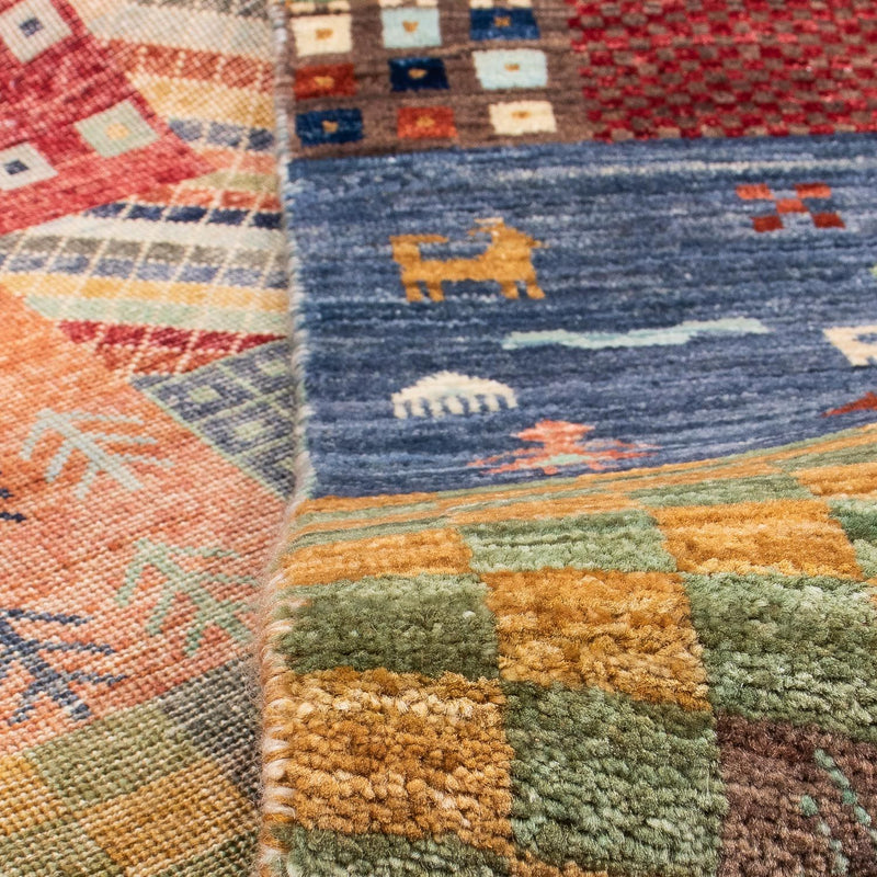 Gabbeh Tæppe - Loribaft Persisk - 290 x 200 cm - flerfarvet