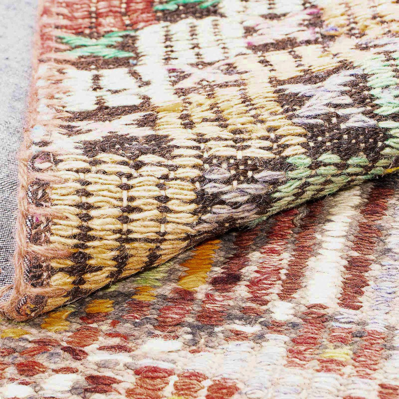 Patchwork-tæppe - 241 x 170 cm - flerfarvet