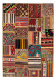 Patchwork-tæppe - 240 x 170 cm - flerfarvet